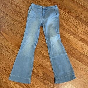 Pilcro and the Letterpress Light Blue Flared Jeans size 27